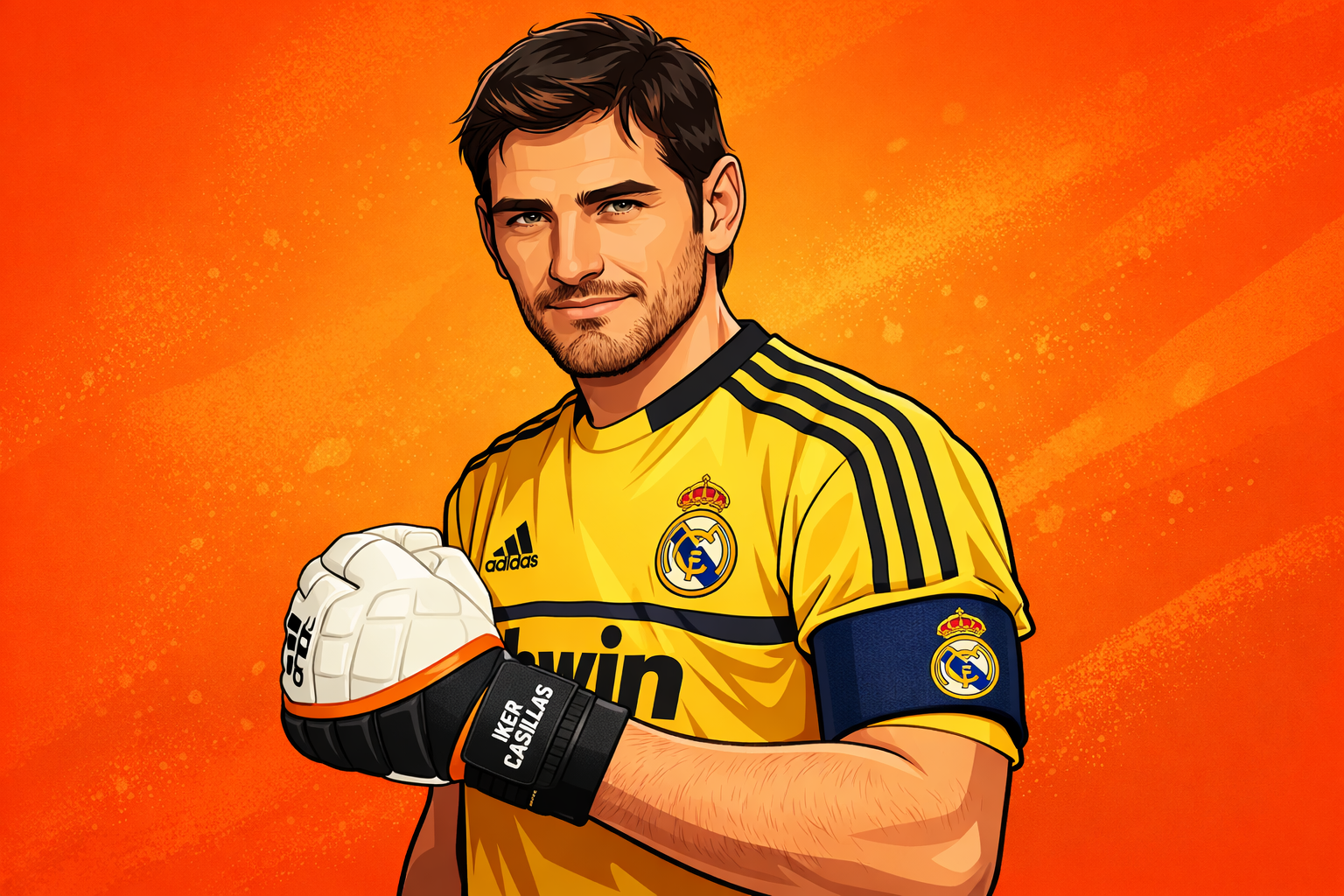 Iker Casillas cartoon